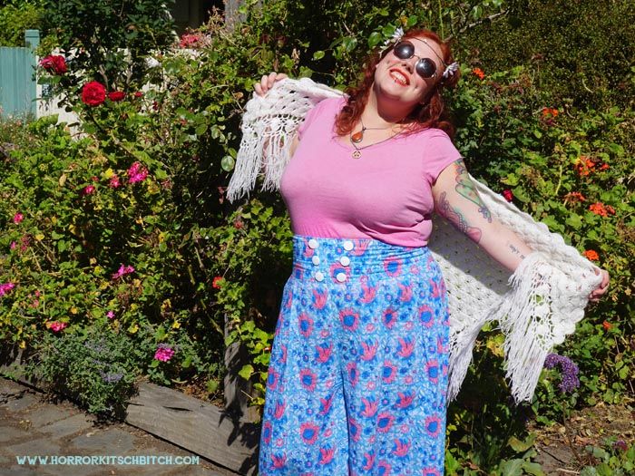 kobi jae horror kitsch bitch plus-size blog blogger aussie australian ootd chubby fat fatty girl tattooed tattooes zombie inked dimples vintage retro kawaii alternative curves fatbabe ps pinup effyourbeautystandards plus model melbourne secondhand thrifted body positive lose hate not weight redhead ginger thrifted secondhand pho sizzle hippie hippy 70's seventies 1970's