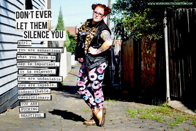 kobi jae horror kitsch bitch plus-size blog blogger aussie australian ootd chubby fat fatty girl tattooed tattooes zombie inked dimples vintage retro kawaii alternative curves fatbabe ps pinup effyourbeautystandards plus model melbourne secondhand thrifted body positive lose hate not weight redhead ginger thrifted secondhand riot grrrl punk zine diy feminist feminism