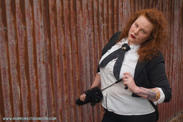 kobi jae horror kitsch bitch plus-size blog blogger aussie australian ootd chubby fat fatty girl tattooed tattooes zombie inked dimples vintage retro kawaii alternative curves fatbabe ps pinup effyourbeautystandards tess munster model melbourne secondhand thrifted body positive lose hate not weight redhead ginger thrifted secondhand green teddy girl gang badass