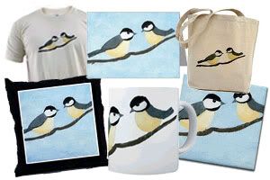 Loveable chickadees brighten these gifts for birders, birdwatchers, and other bird lovers.