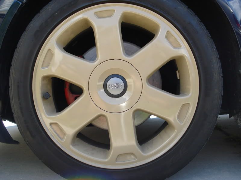 FS Khaki OEM S4 wheels w/ adapters VW Vortex