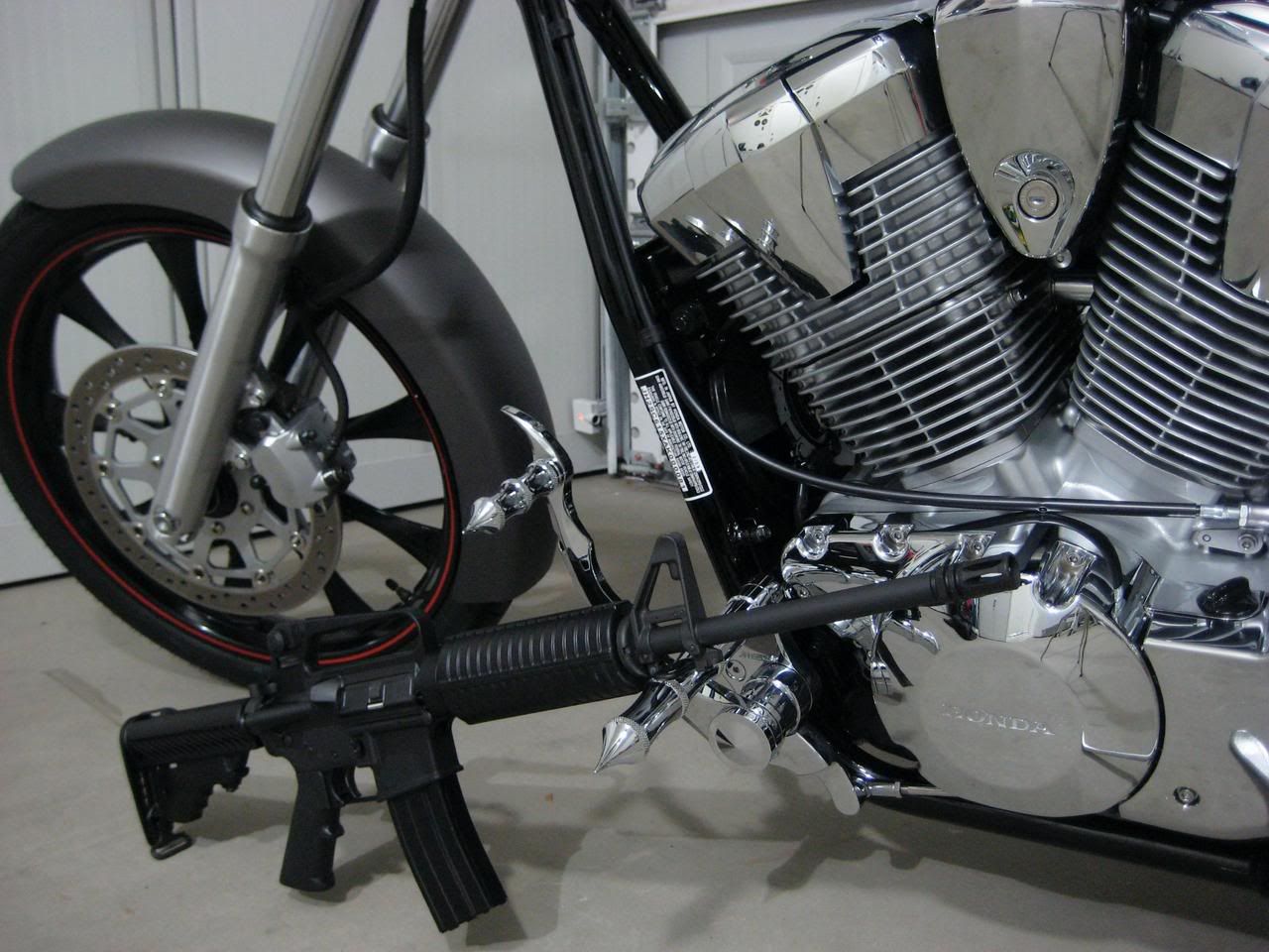 Accutronix Billet Forward Controls! Honda Fury Forums