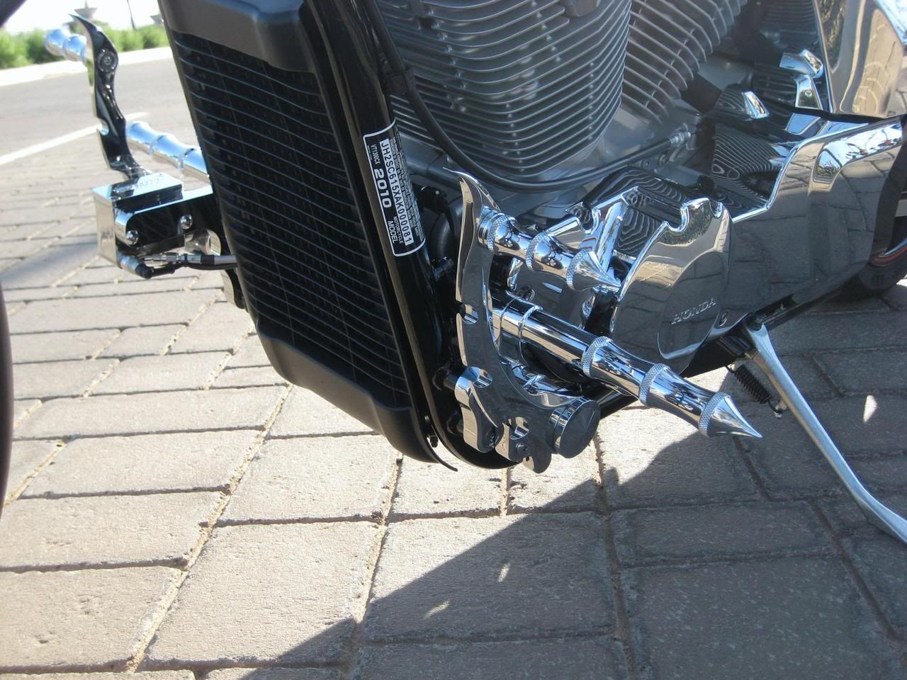 Accutronix Billet Forward Controls! Honda Fury Forums