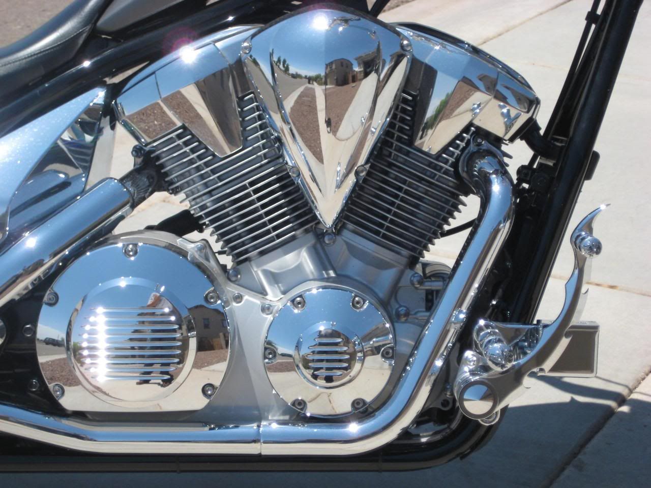 honda fury fork covers