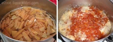 Boiling Syrup Peels