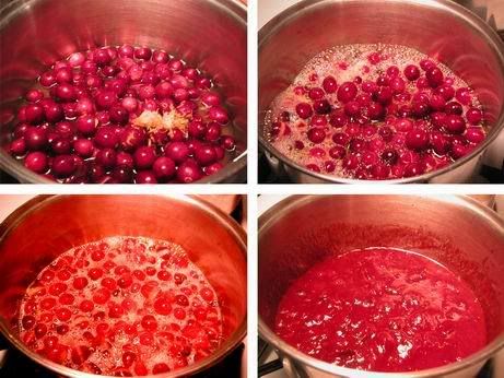 Cranberry Sauce Steps
