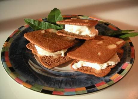 Lemon Verbena Ice Cream Sandwiches