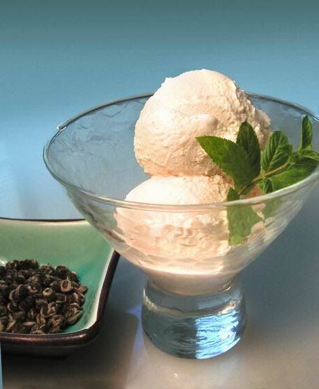 Jasmine pearl green tea ice cream