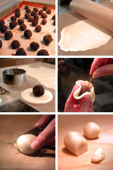 Marzipan Truffle Process