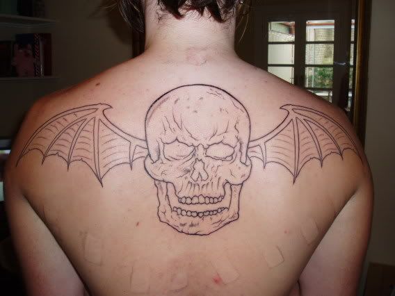 Deathbat Tattoo! :) - Chapter Four - The A7X Message Board Deathbat Tattoo! :) - Chapter Four - The A7X Message Board