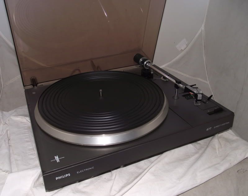 Philips Turntable 677 HiFi Belt Drive record player deck eBay