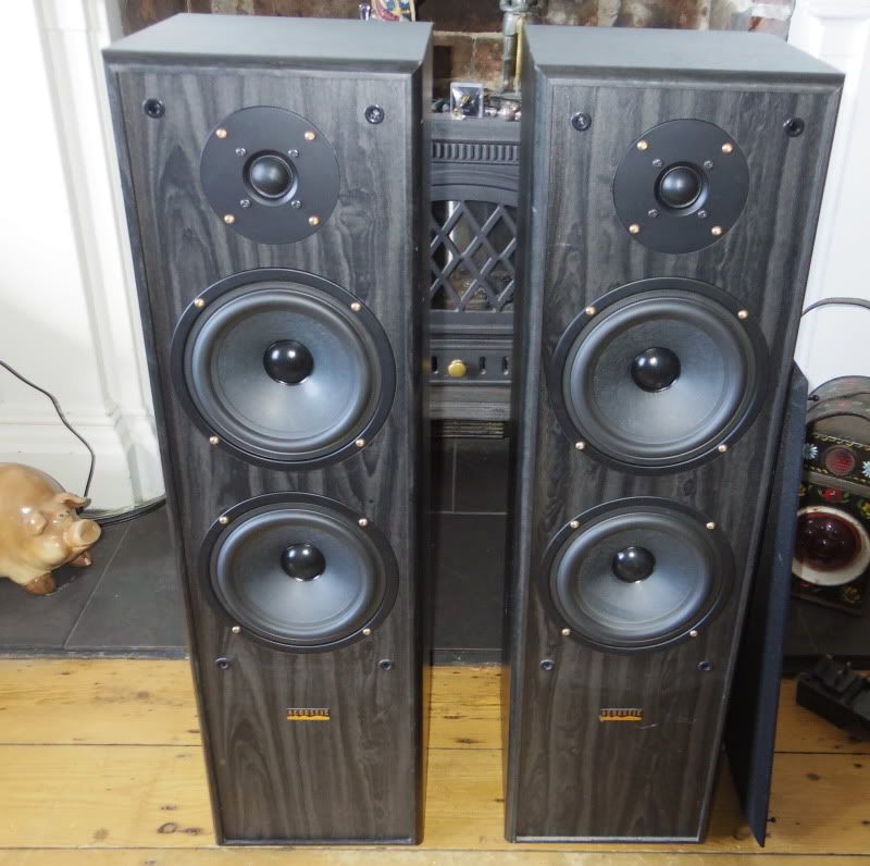 Acoustic Solutions AV120 floor standing HiFi separate speakers eBay