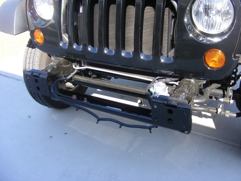 How to remove 2012 jeep wrangler front bumper #2
