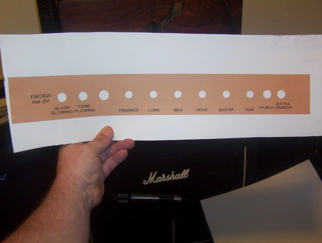 Amp Faceplate