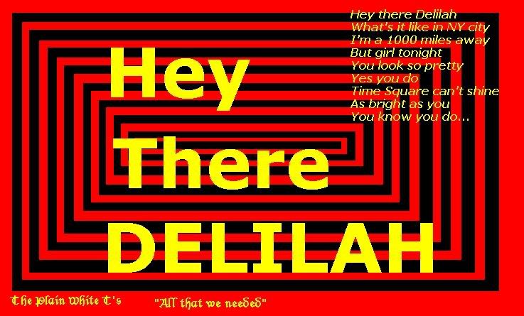 hey there delilah lyrics  meaning