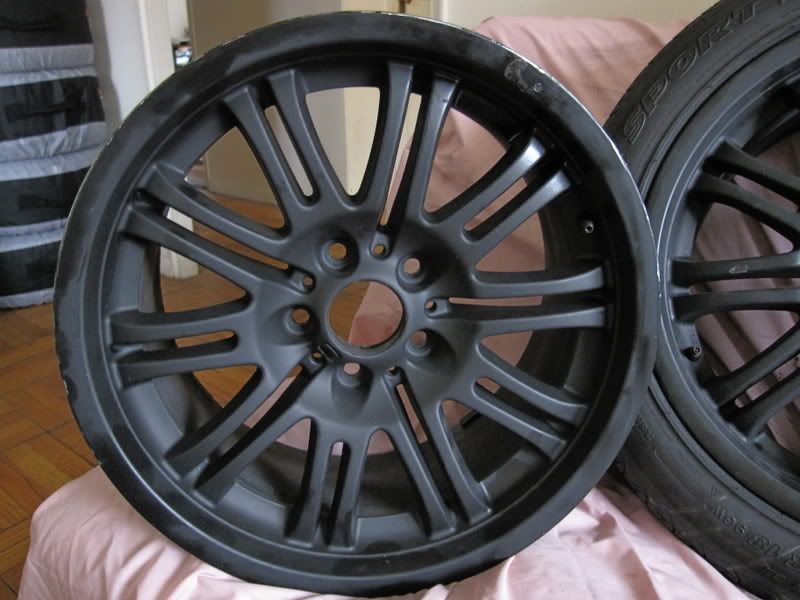 Stock bmw rims painted