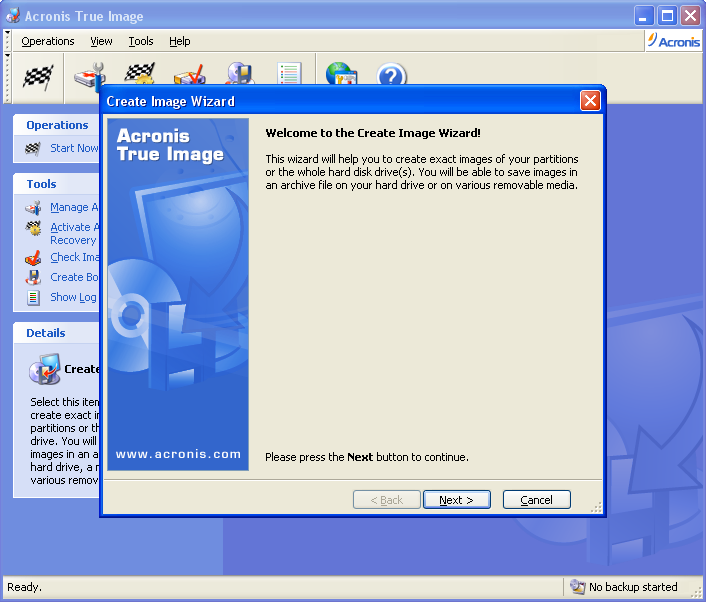 acronis true image 7.0 windows 7