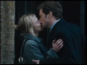 Bridget & Mark sharing passionate kiss