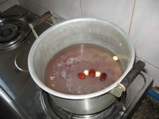 In processing to get cooked