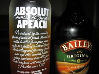 Vodka & Bailey's Irish Cream came to cheer for me