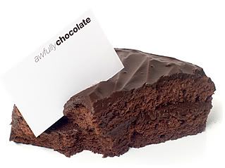 Awfully chocolate's chocolate fudge cake which I now urge for