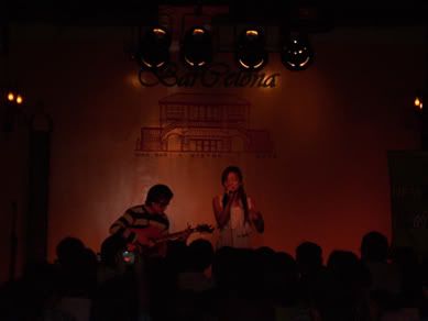 More into her singing