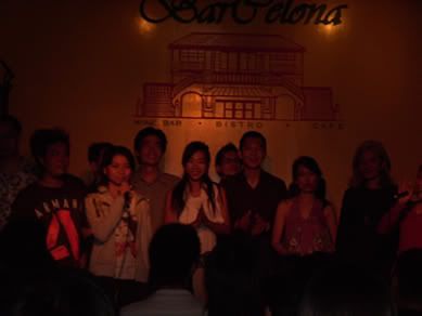 Celebrating in the finale