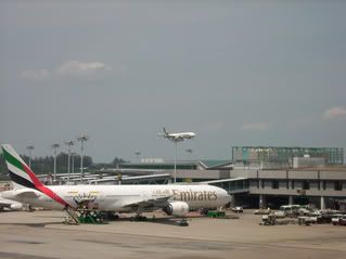 SIA plane arriving