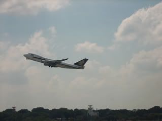 SIA plane departing