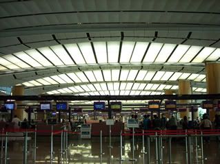 Terminal 2's ceiling
