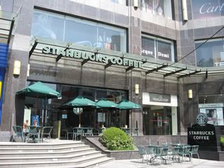 Starbucks spotted in the town district