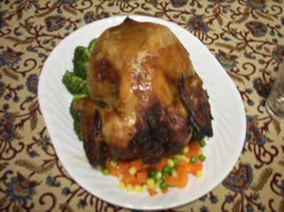 Honey glazed chicken