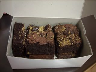 The Brownie Factory's brownies for my family