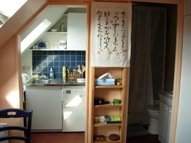 studio 2 La cuisine dans mon ancien studio - rue de Copenhague dans le 8ème - juin 2007
