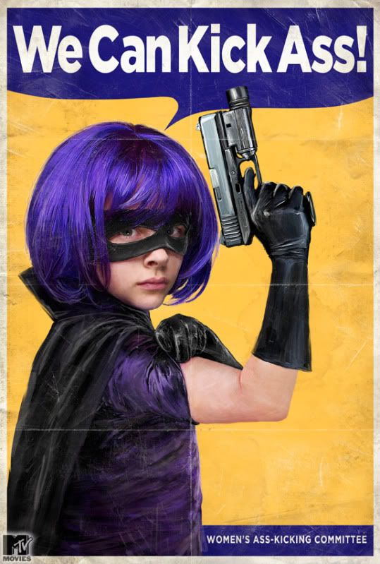 Young actress Chloe Grace Moretz plays Mindy Macready HitGirl 