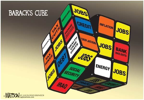 Obama Economy Cube