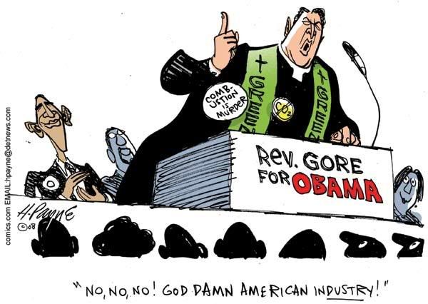 Rev.Al Gore Damn US Industry