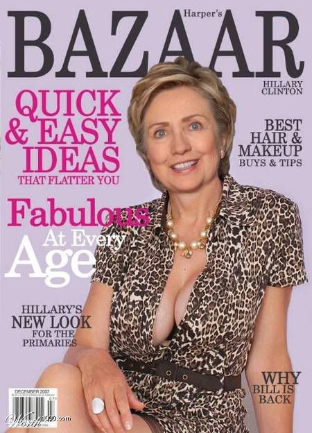 Hillary Mag Cleavage Cover