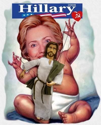 Hillary Jesus Puppet