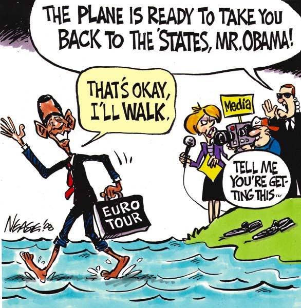 Obama Water Walk Media
