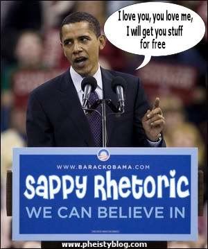 Obama Sappy Talk