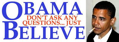 Obama Believe Sticker