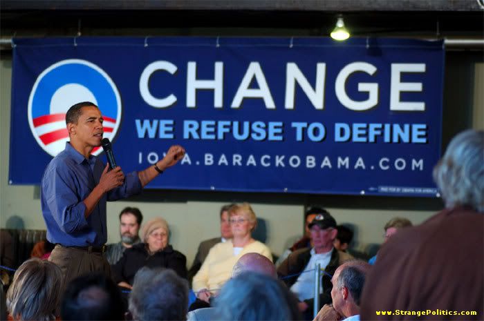 Obama Change Refuse To Define