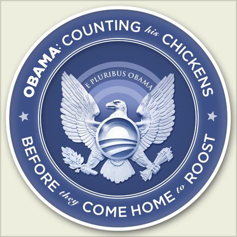 Obama Counting Chickens Seal
