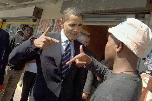 Obama Gang-Bang Sign Language