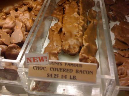 Chocolate covered bacon