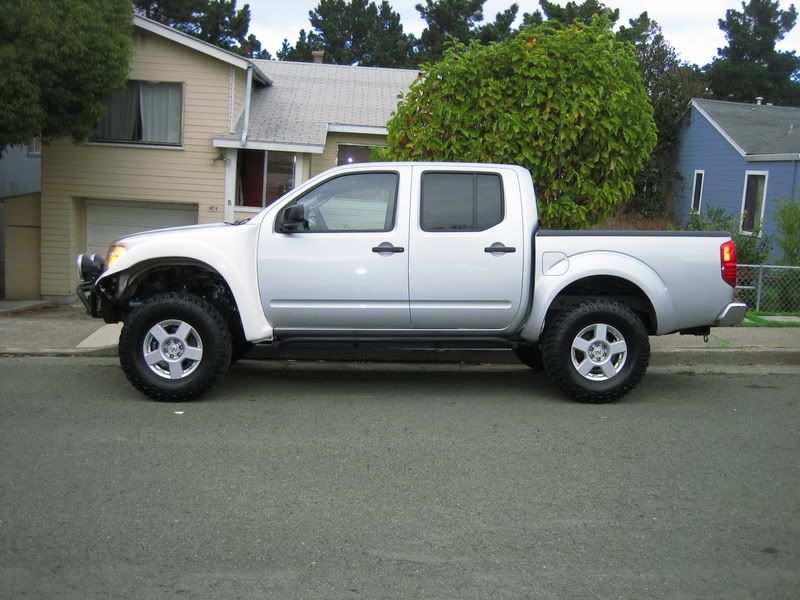 Had To Compensate For New Smaller Tires With Bigger Lights Nissan