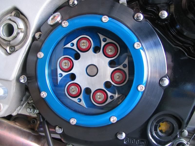 Clear clutch covers... Custom Fighters Custom Streetfighter