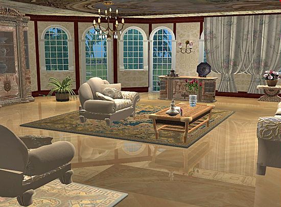 Barock Schloss - Raris Themenhäuser - All4Sims.de