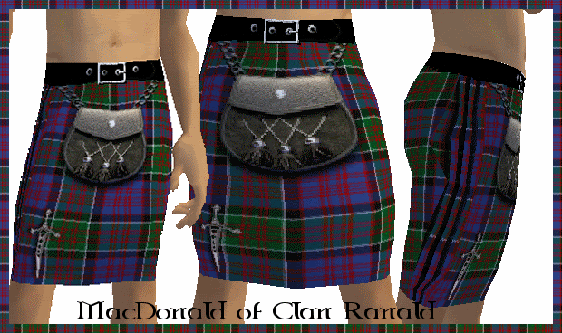 MacDonald of Clan Ranald Kilt